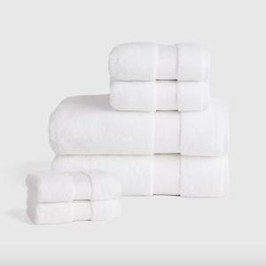 Turkish Ultra Plush Bath Towel Bundle - White
