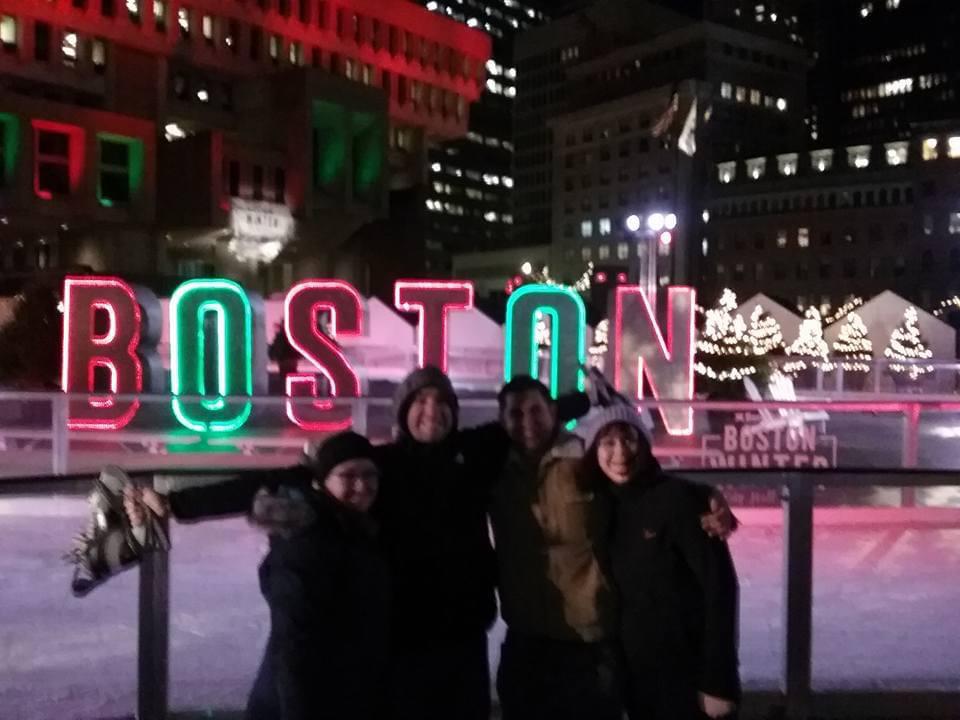 Our Second Date. 
Skating with Dan and Mo
December 2016