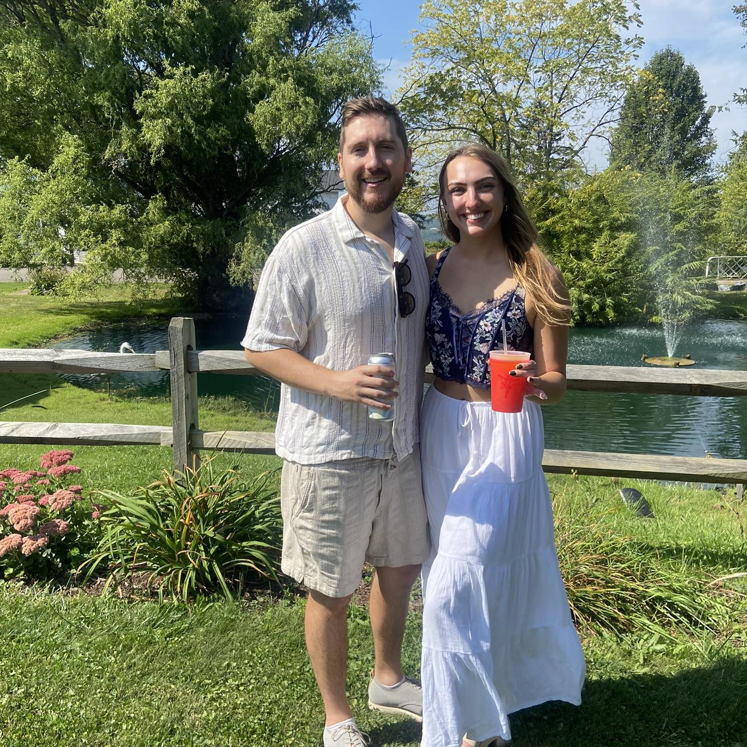 On a wine tour in the Fingerlakes