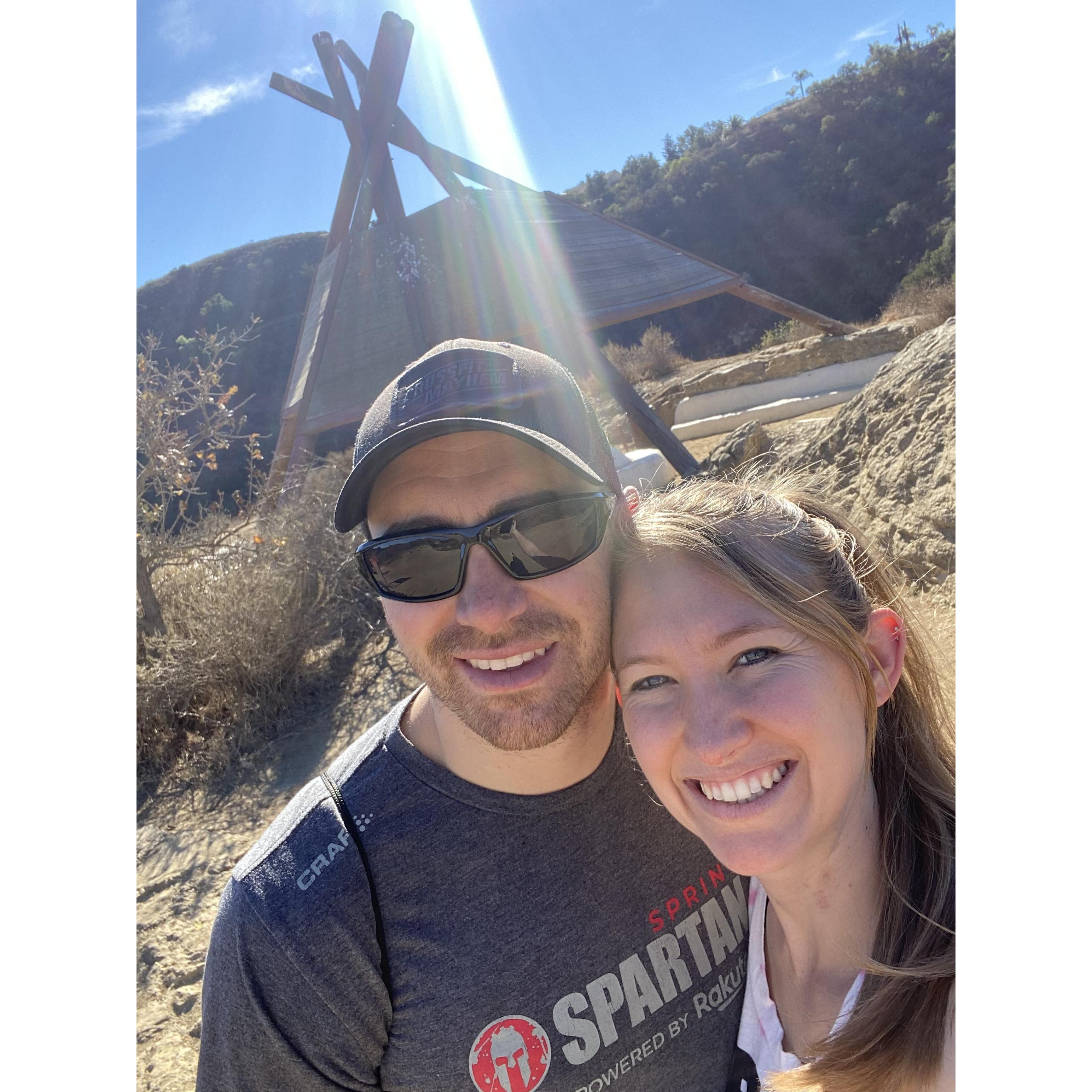 Hiking Christmas Day in Thousand Oaks, California