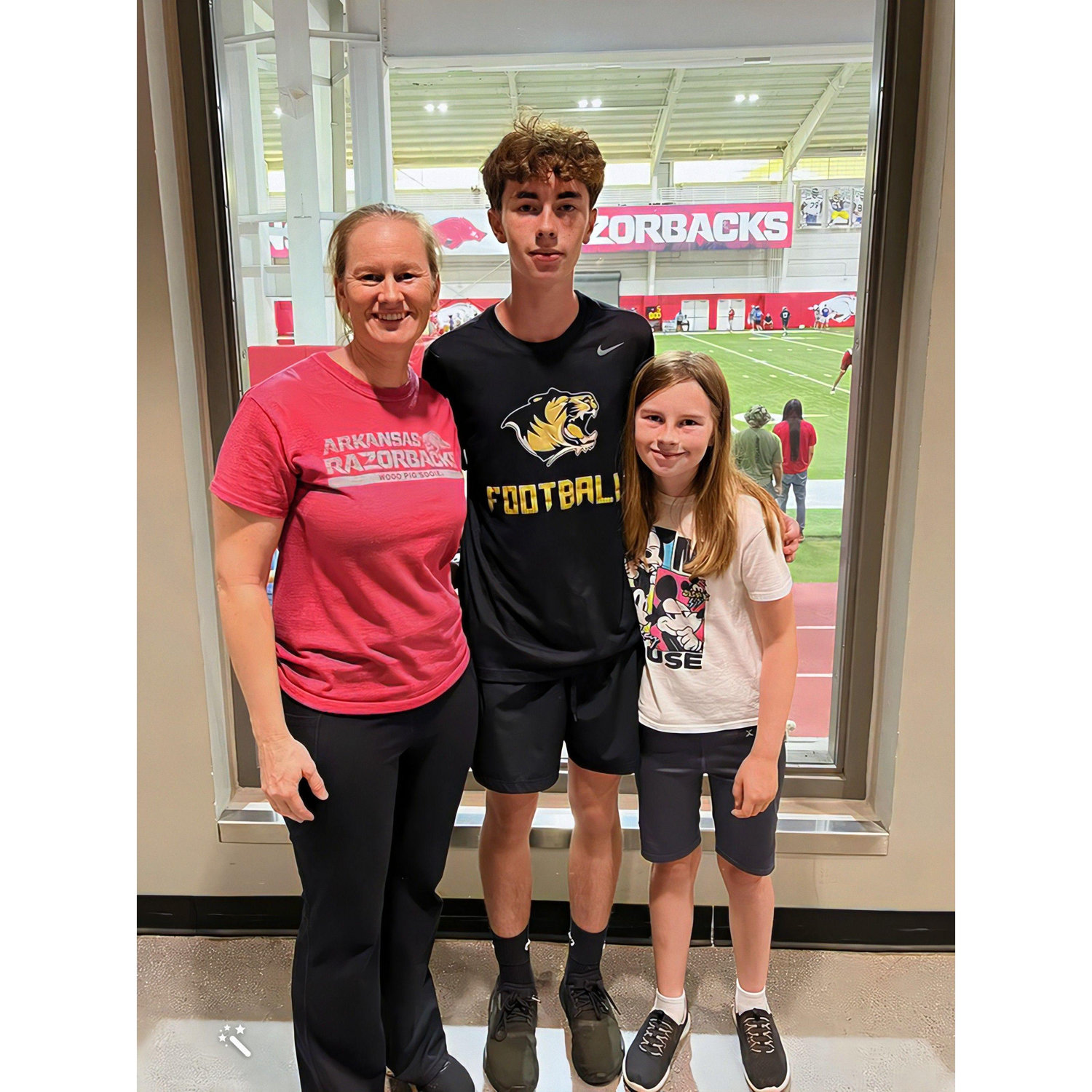 Mr Bryan is non stop growing. Emma and Bryan are athletes just like mom