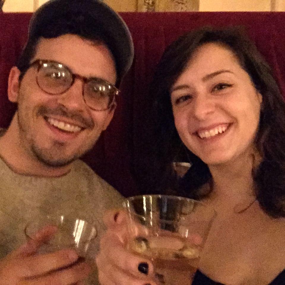 we met in mar 2015 and this is apr 2015 at a sufjan stevens concert and we are both trying to play it ! extremely cool !