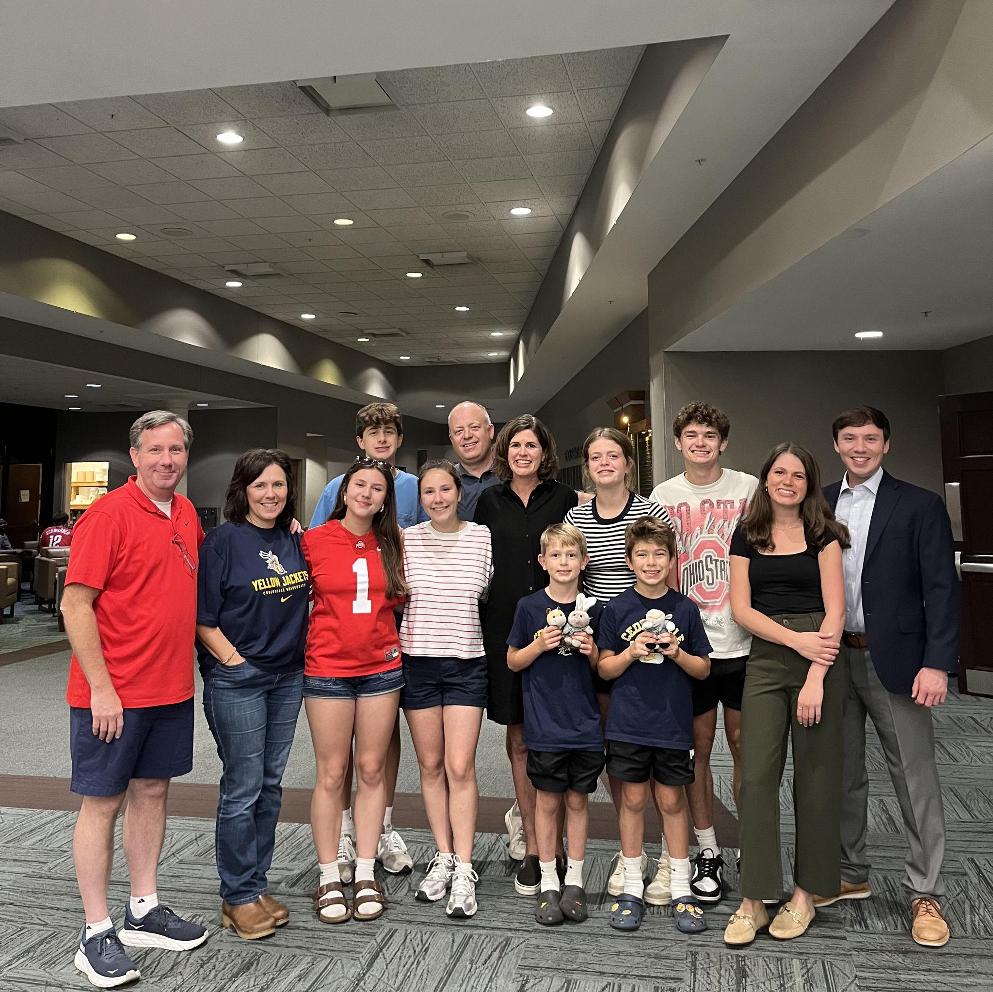 our fam's together minus caleb f