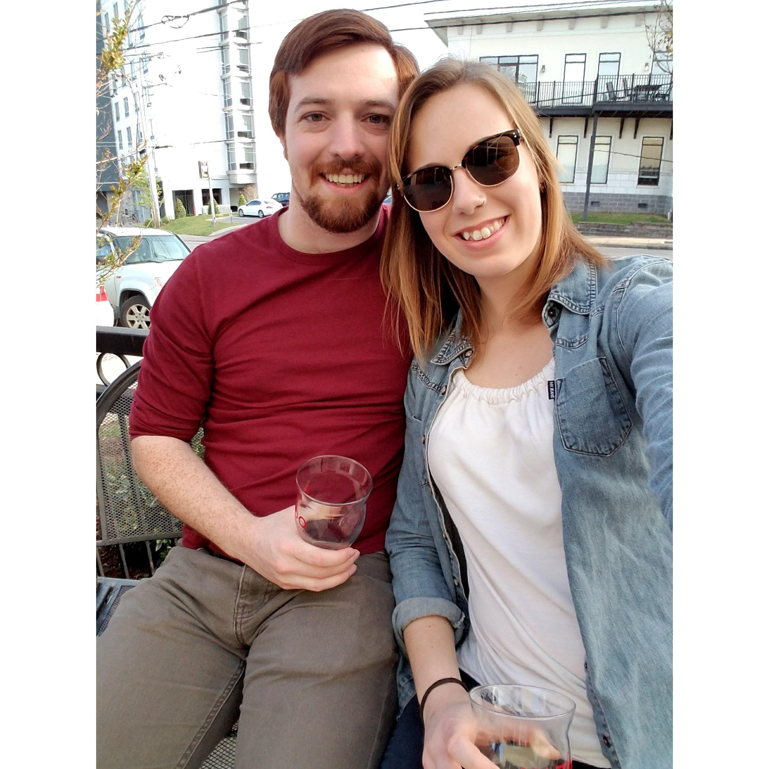 First trip - a spontaneous overnight to Nashville, April 2017.