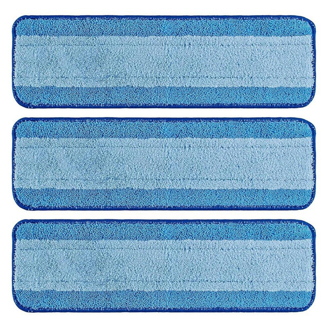 Mop Replacement Pads for Bona, Microfiber Cleaning Pad for Bona, 3 Pack 18 Inch Mop Cleaning Pads for Bona Hardwood & Hard Surface Floors, Reusable & Washable & Microfiber Mop Pads for Bona Mop