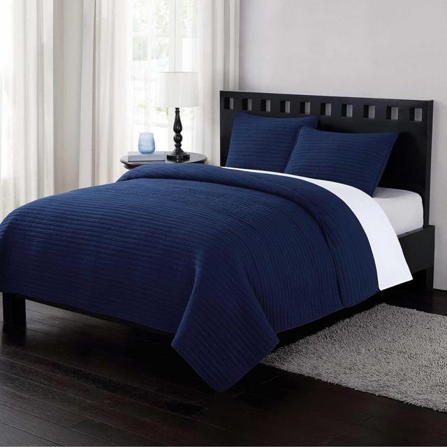 London Fog® Garment Washed Crinkle Quilt Set