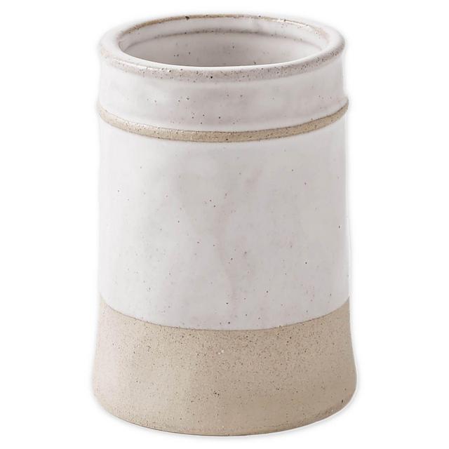 Textured Paisley Tumbler in White