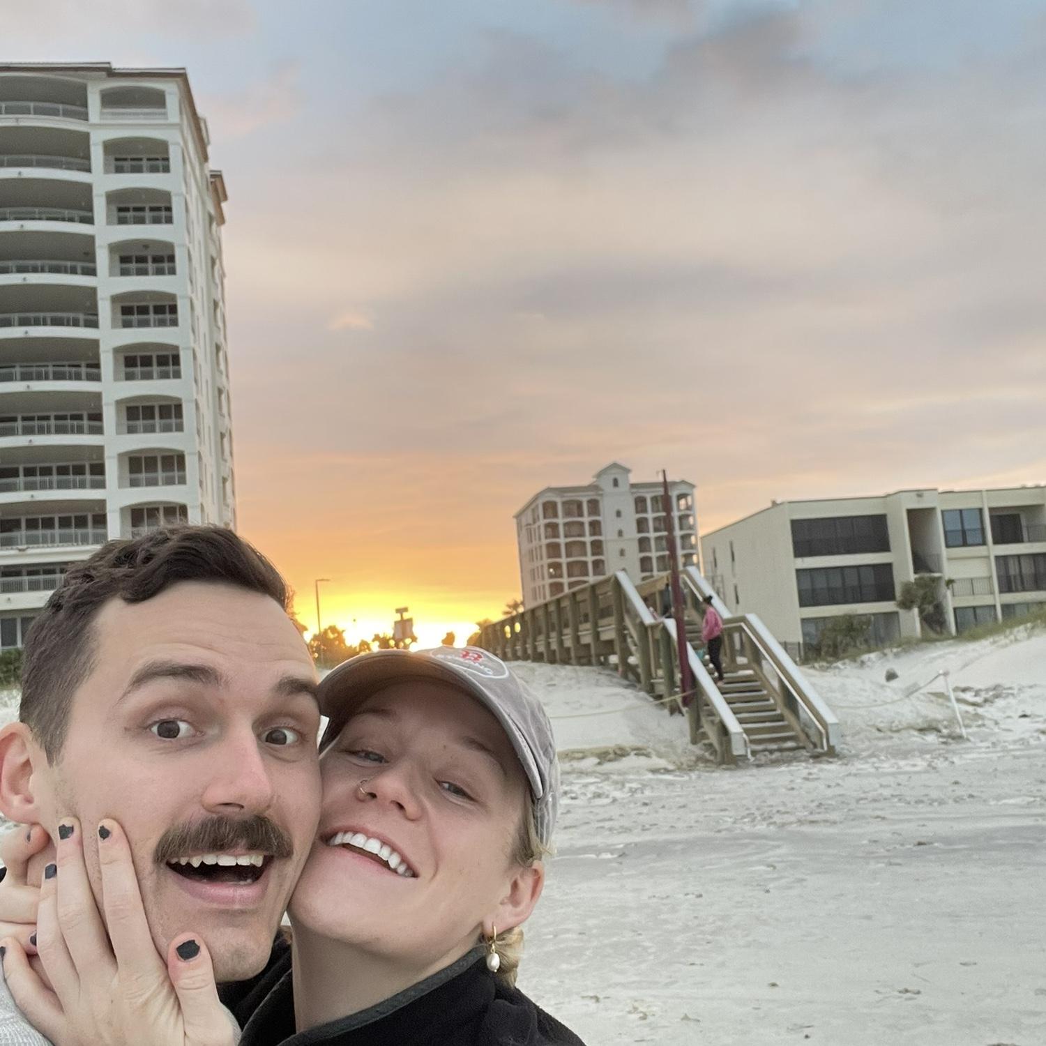 Sunset Beach Walk