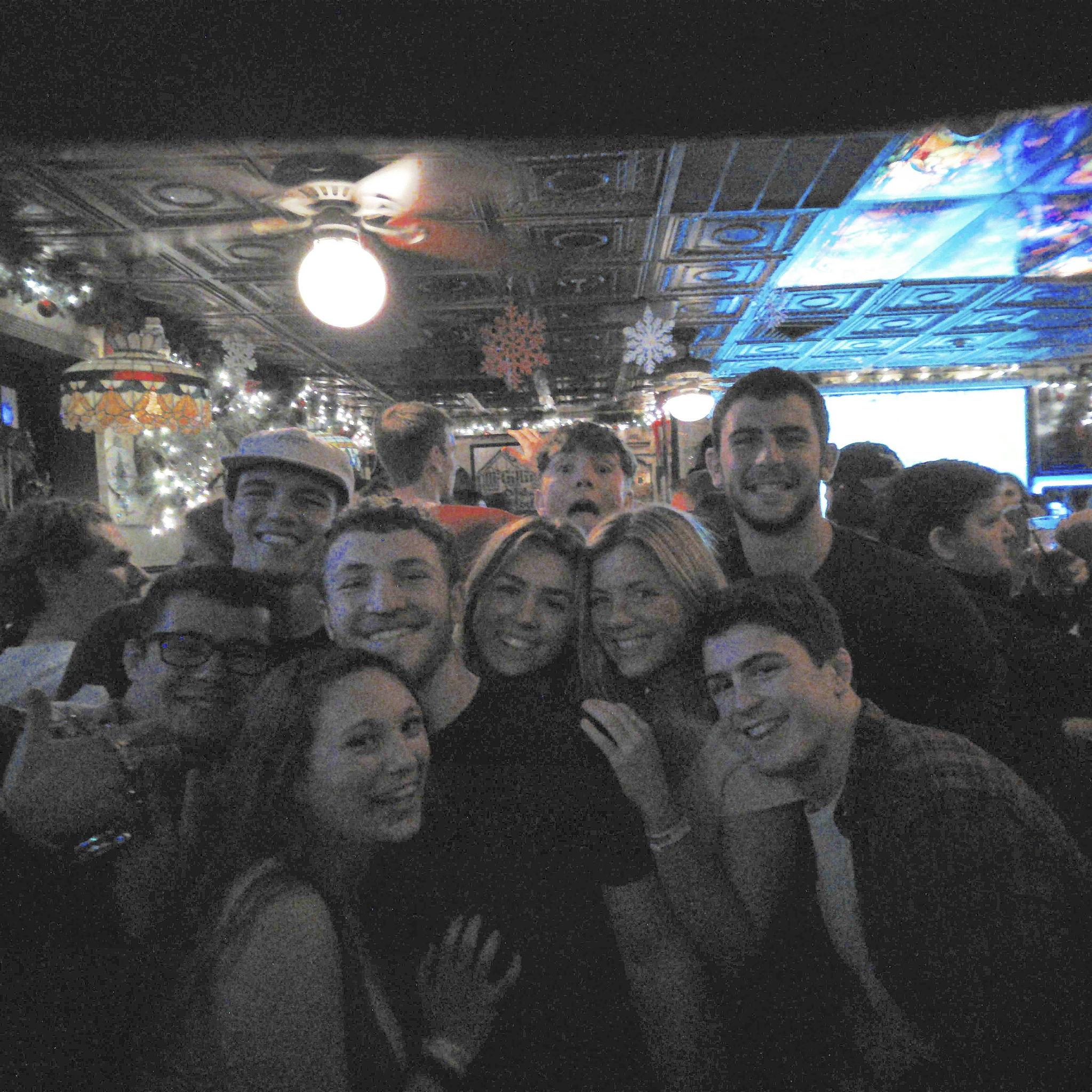 Carly had to rally a day after getting her wisdom teeth out for New Year's with our friends