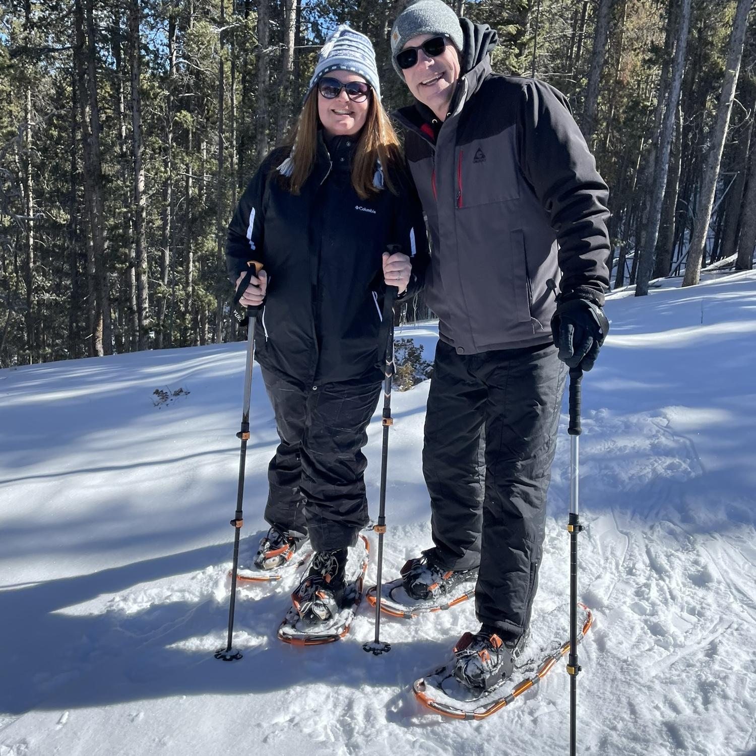 Snowshoeing, February 2024