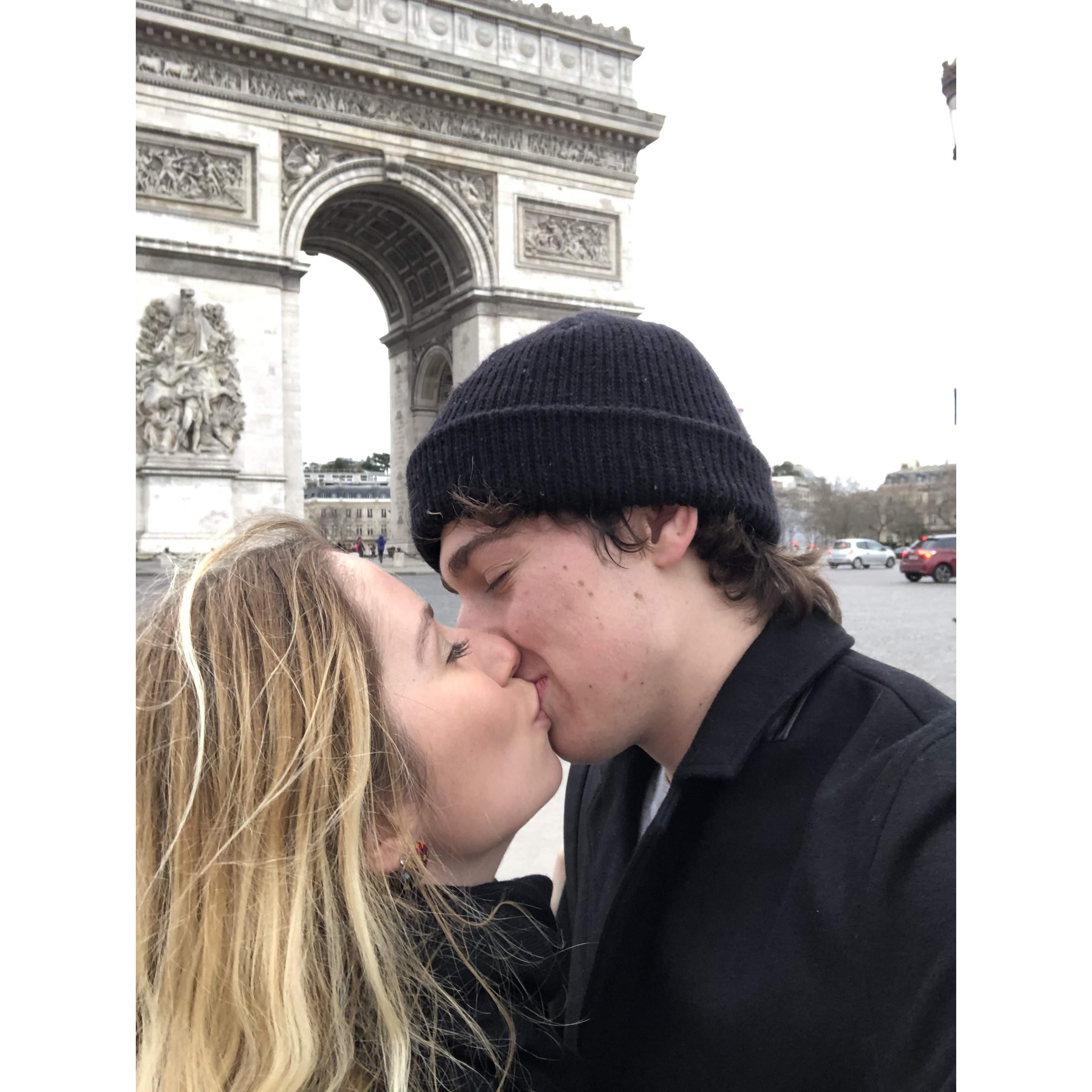Enjoying Paris one weekend of Study abroad