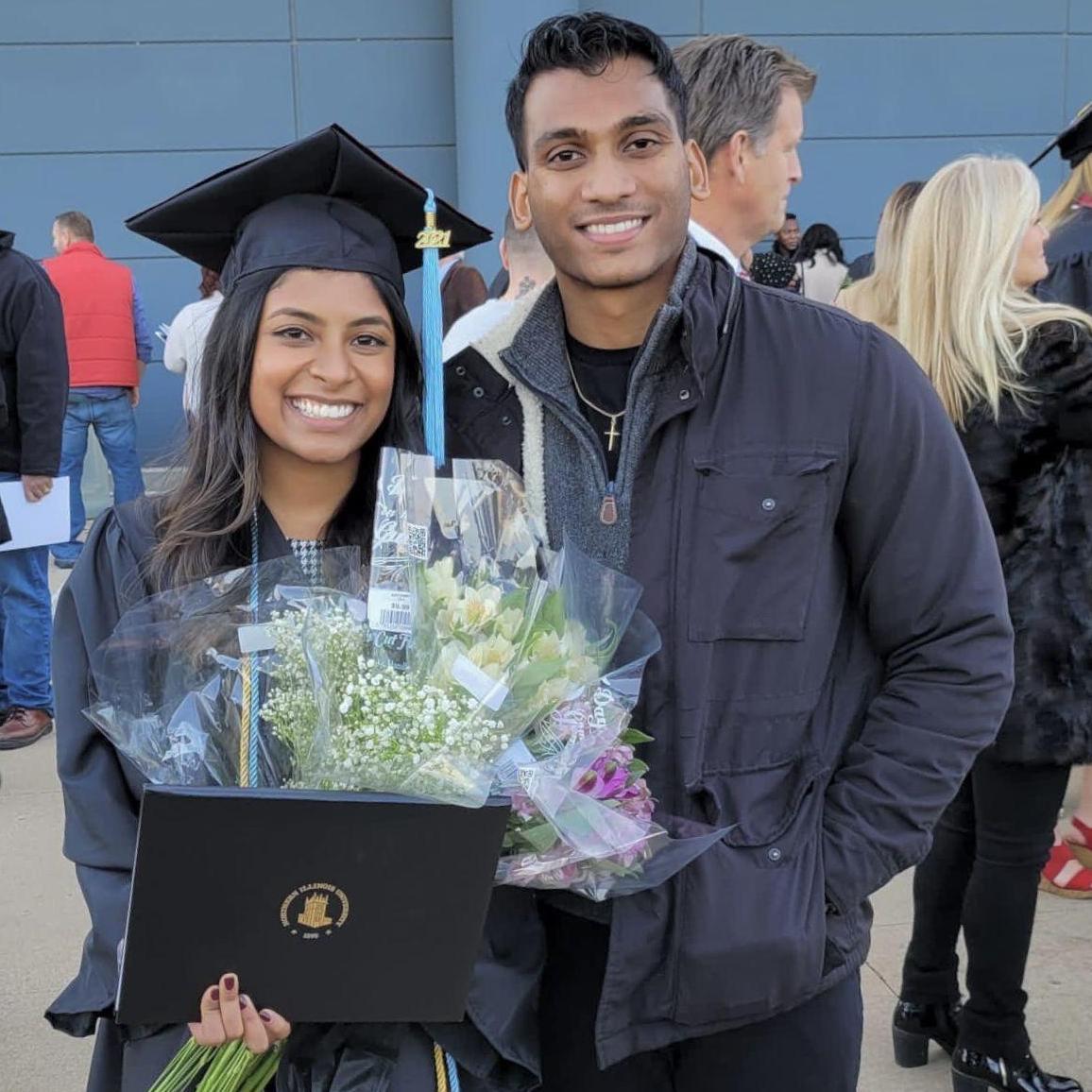 Celebrated Alivia's graduation!