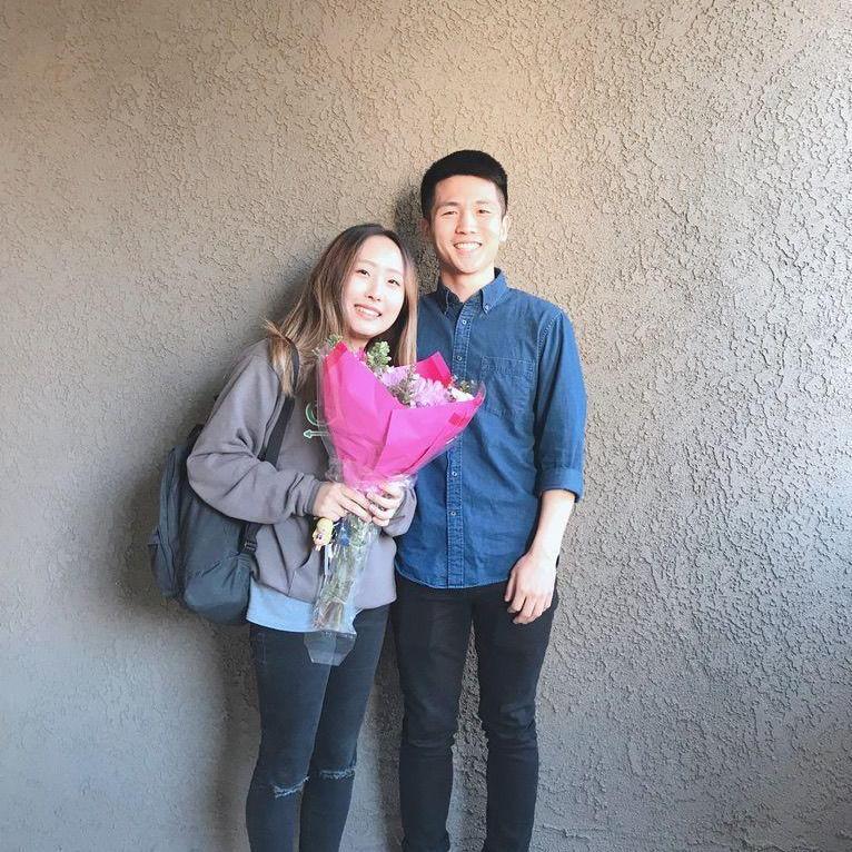 Our first Valentine's day as a campus couple :-)