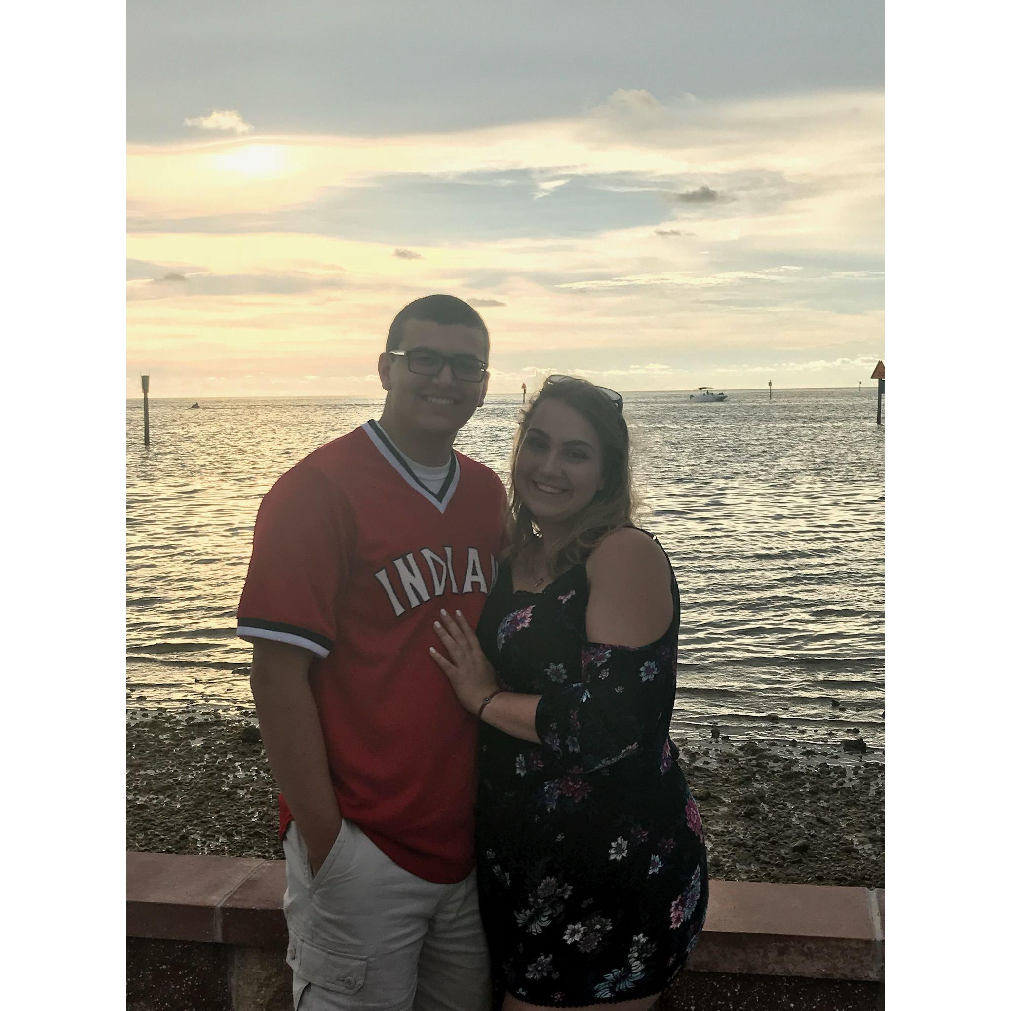 Our First Vacation together with his family to Florida!