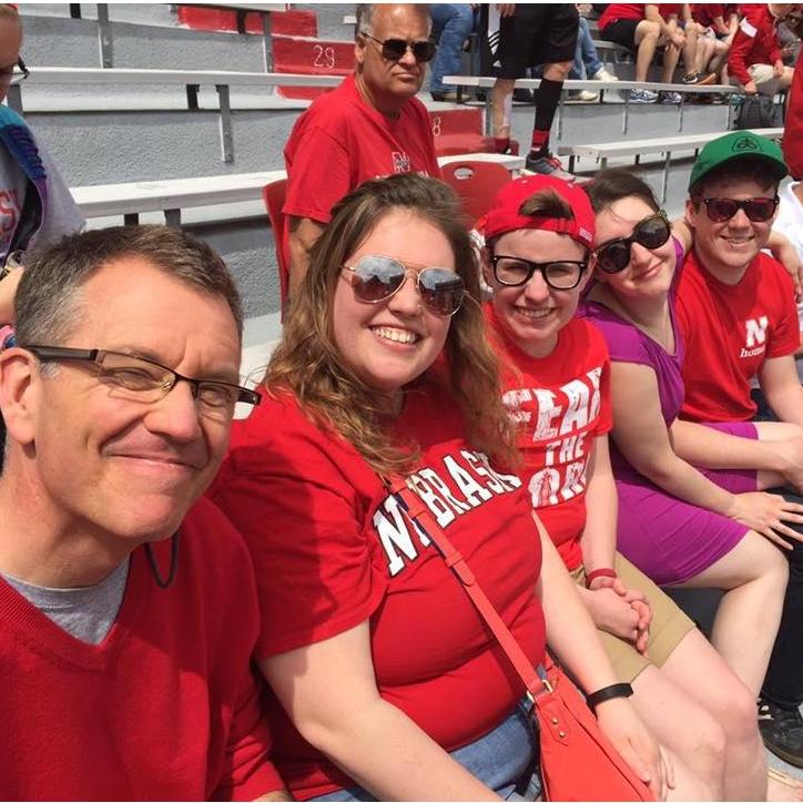 Cameron's First Husker Game