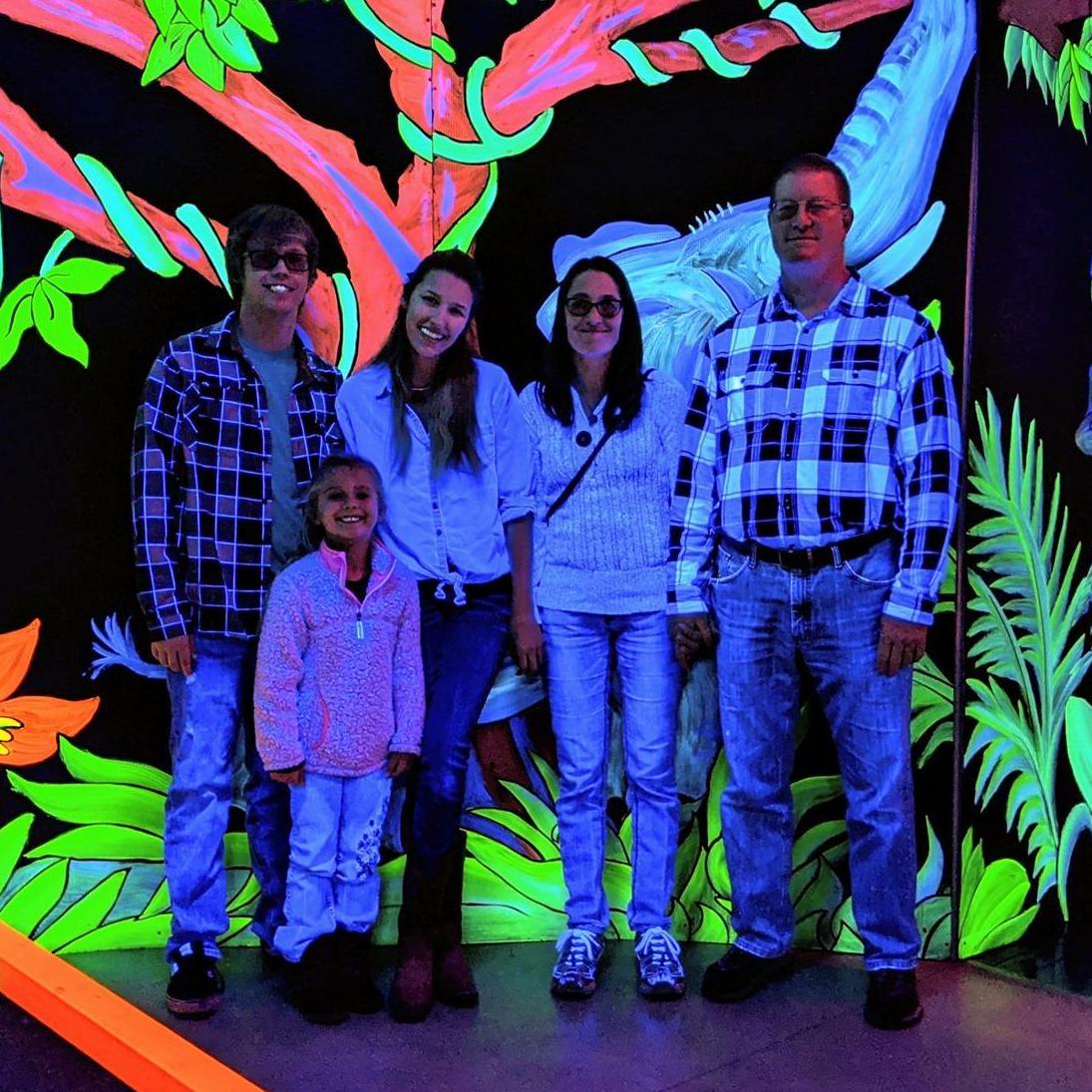 Mini golf with the family.