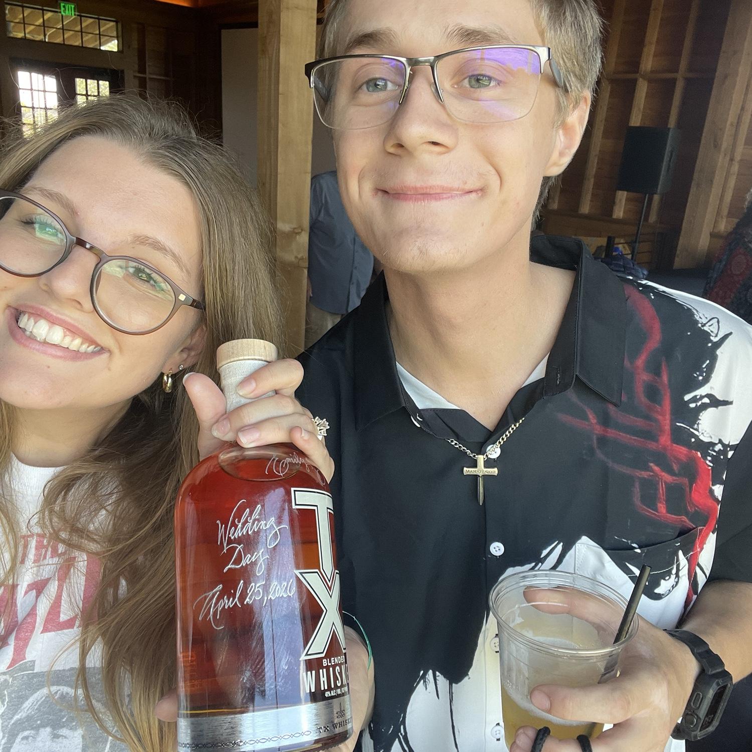 James' 22nd birthday gift from Emily! Went to TX Whisky Ranch in Fort Worth for a tour and tasting!