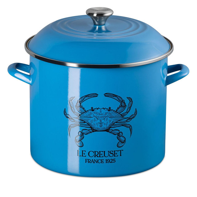 Le Creuset 16 Qt. Blue Crab Stockpot