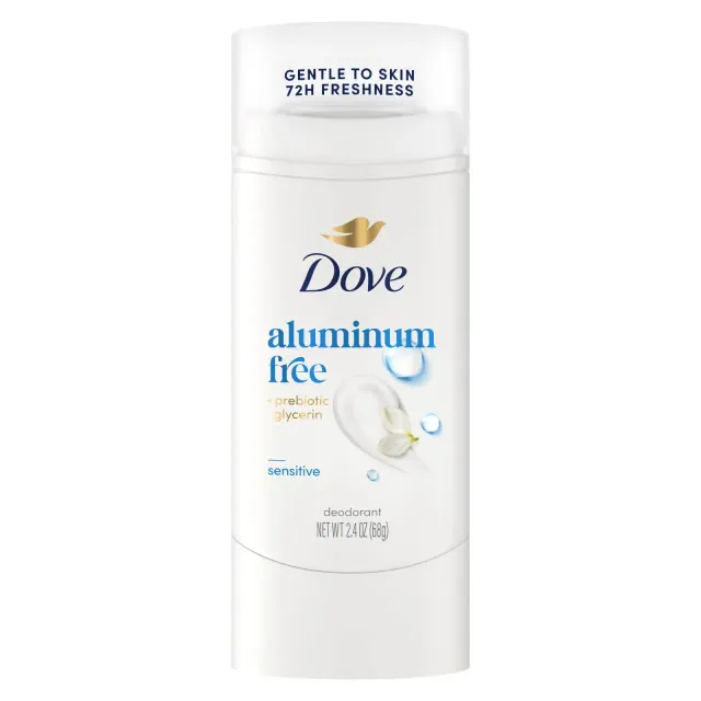 Dove Beauty Aluminum-Free Sensitive Skin Deodorant Stick - 2.4oz: Under Arm, Paraben-Free, Floral Scent
