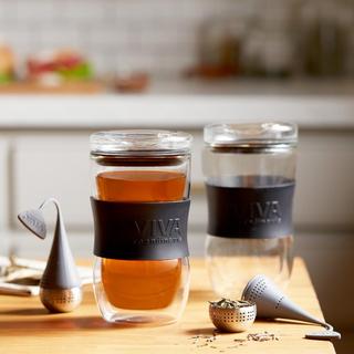 Minima 4-piece To-Go Mug & Infusion Tea Egg Set
