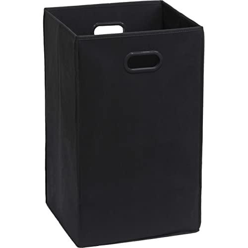 Simple Houseware Foldable Closet Laundry Hamper Basket, Black