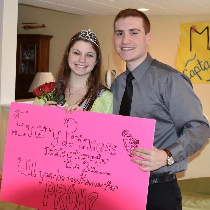 His first proposal to me, for prom