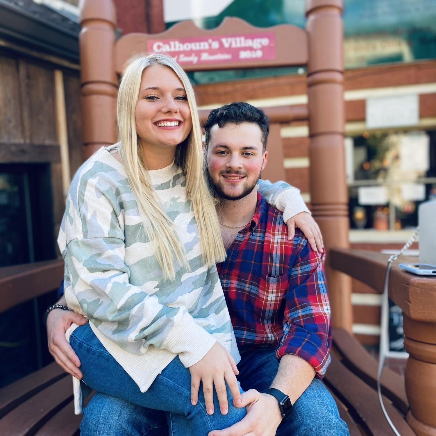 First trip together! Gatlinburg with Kayla and Ben in October of 2020