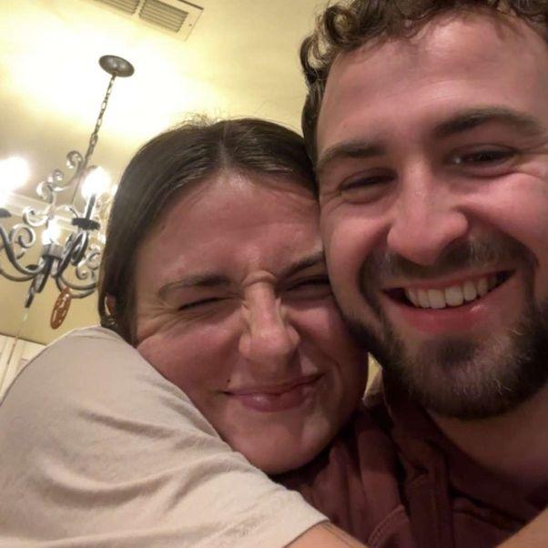 Lots of hugs whenever we got a break from long distance!