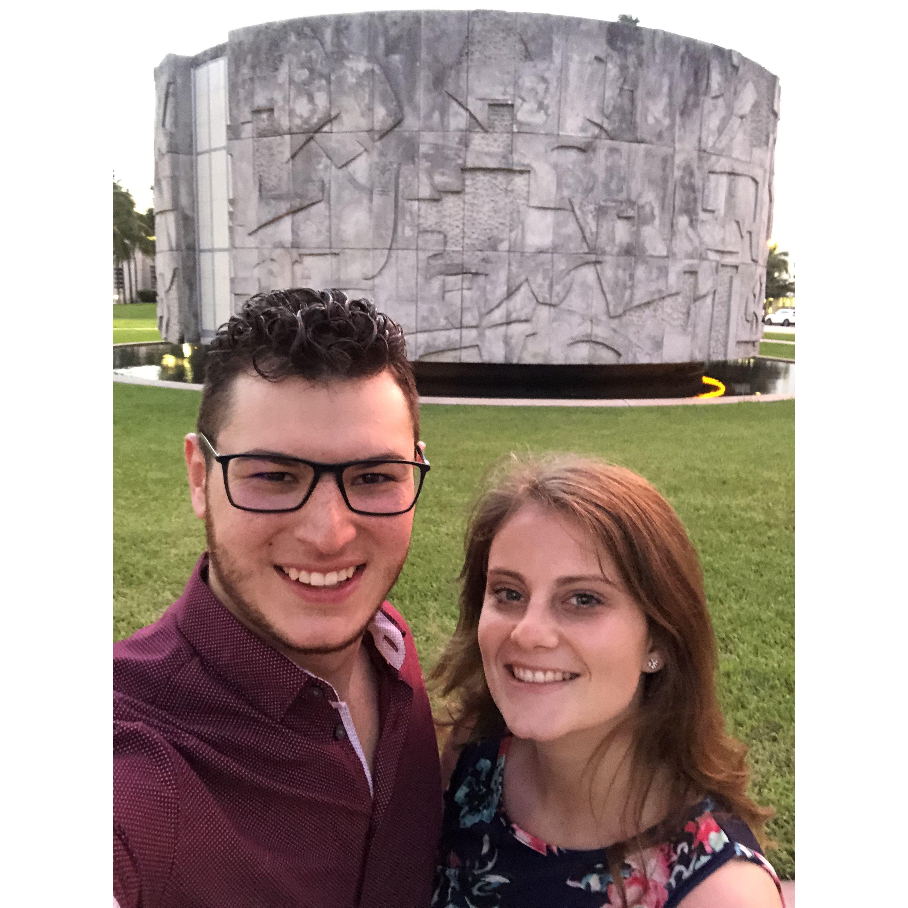 First vacation together to Miami Beach