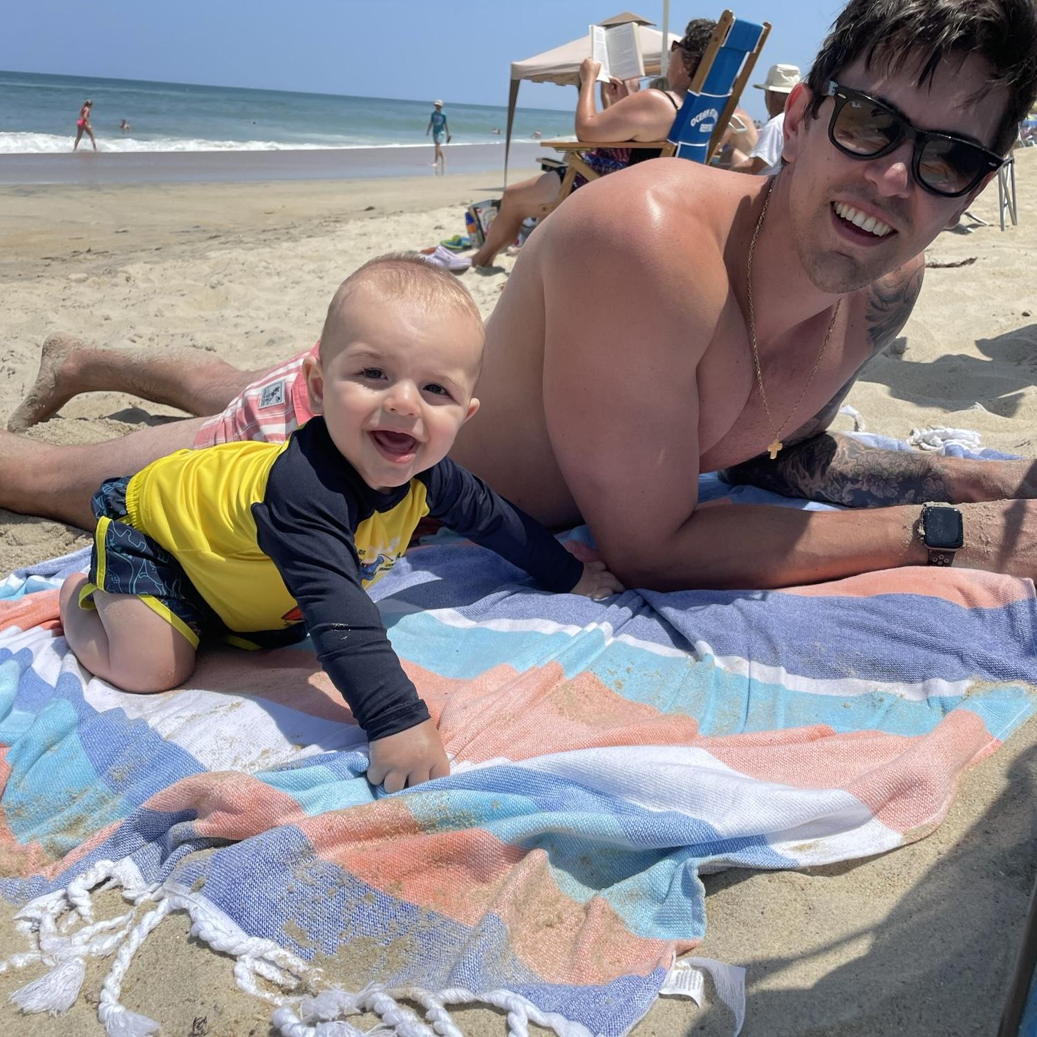 Baby’s first beach trip!