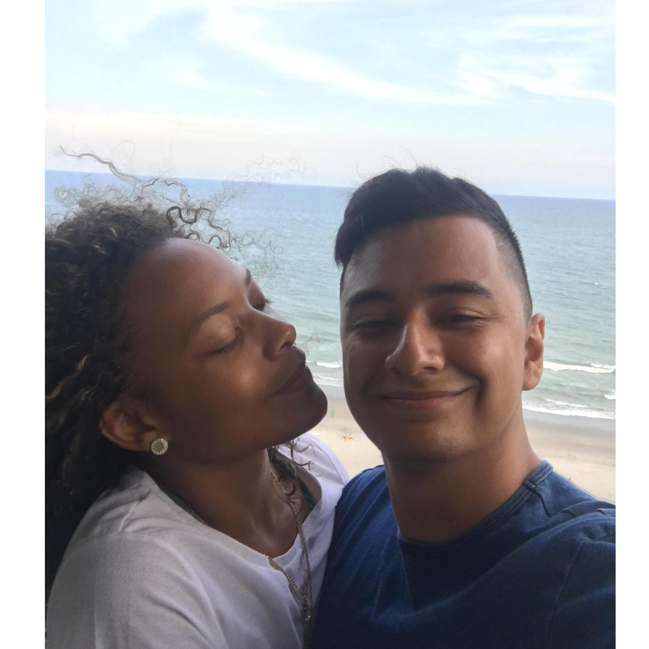 Our first vacation together in Myrtle Beach.