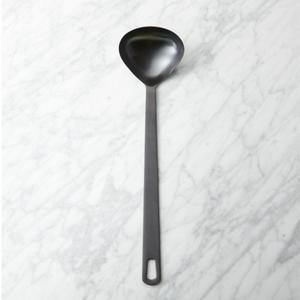 brushed black ladle