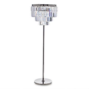 Luxe Crystal Floor Lamp