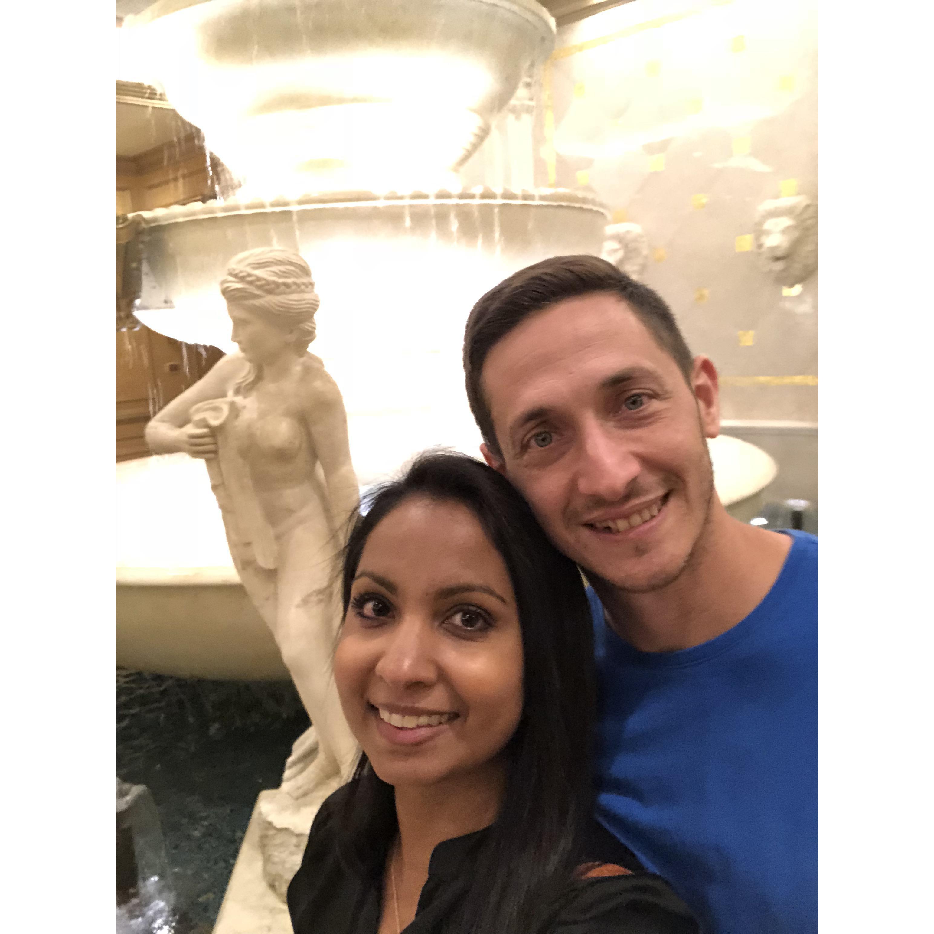 The Venetian Fountains are so beautiful!