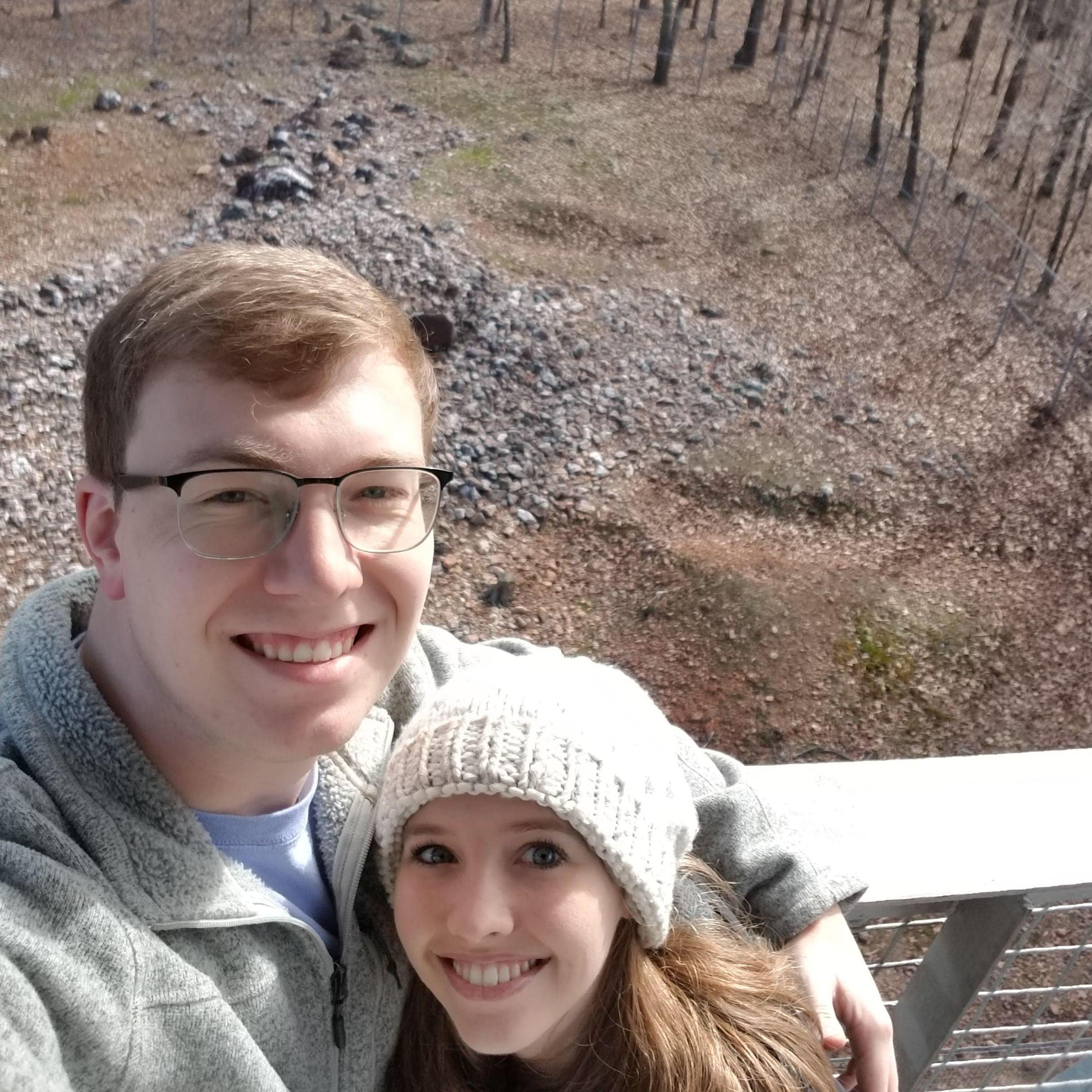 Went on an adventure with Zach's family to see the Rock Hawk in Eatonton, GA. The Rock Hawk Effigy is behind us. It was built about 2,000 years ago by Native Americans.
(December 23, 2018)
