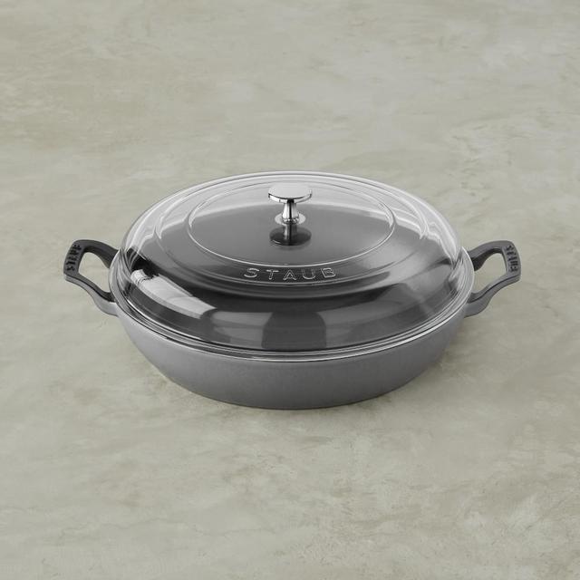 Staub Cast-Iron Everything Pan, 3 1/2-Qt., Graphite