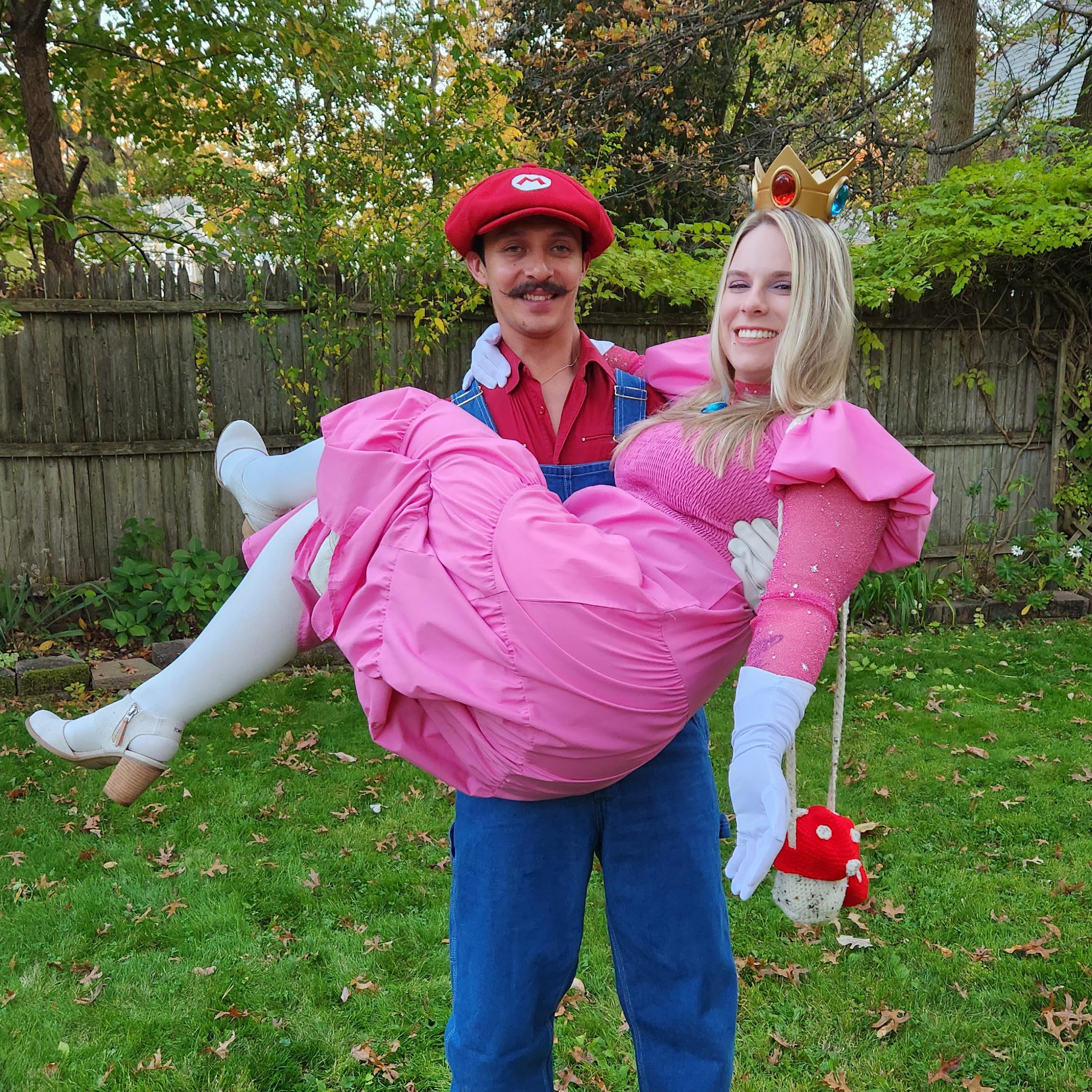 Mario and Princess Peach, Halloween 2023.