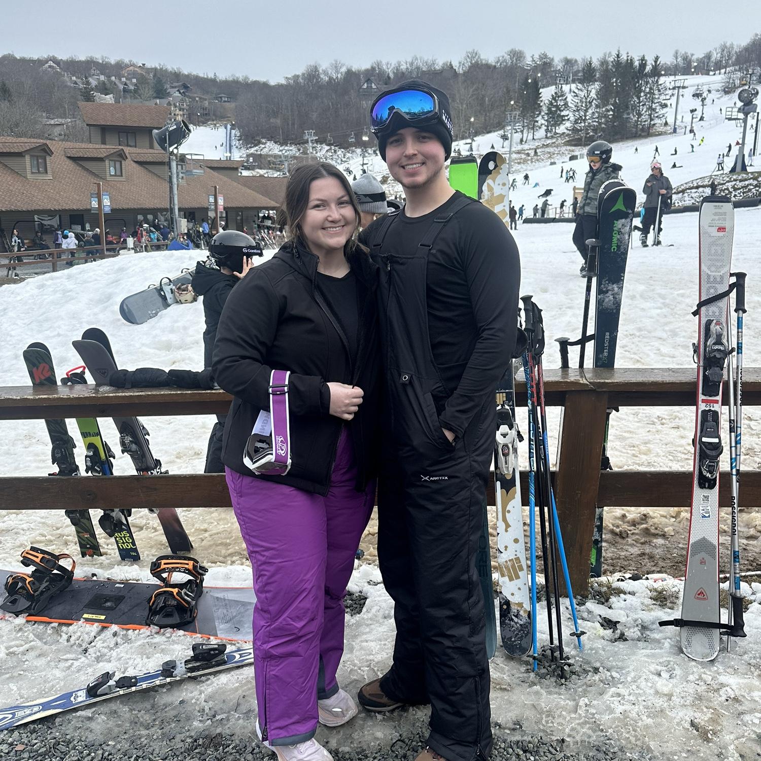 Feb 2024- First ski trip together