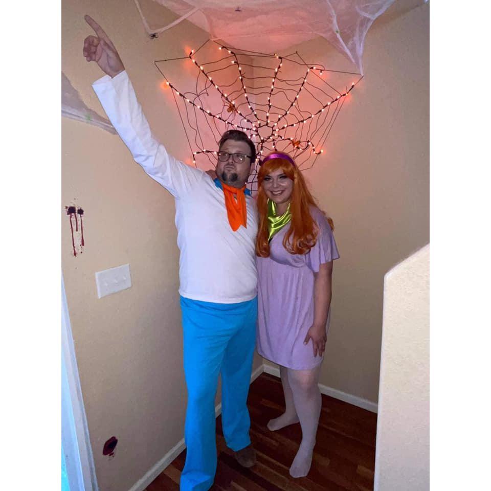 Daphne and Fred at one of our many Halloween parties :)
