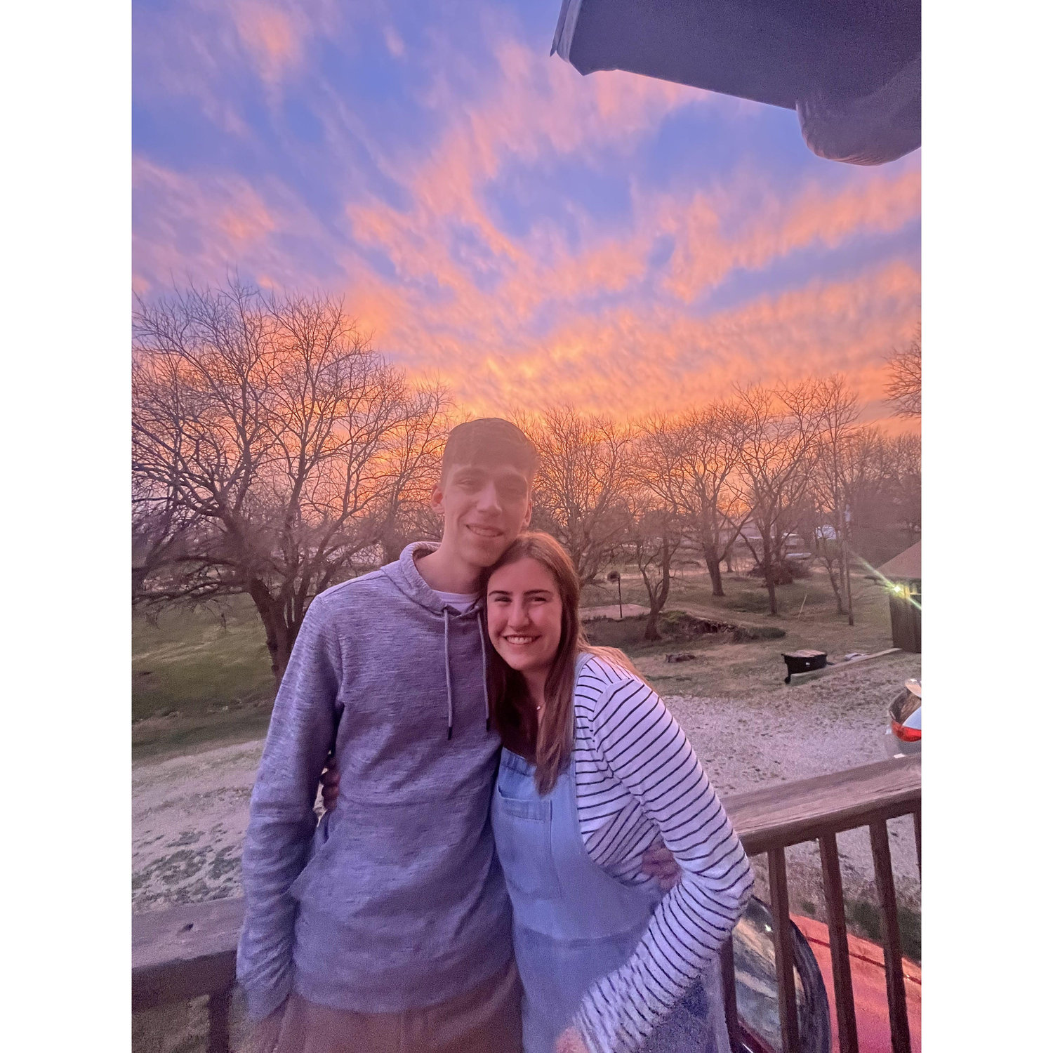 perfect Easter sunset
