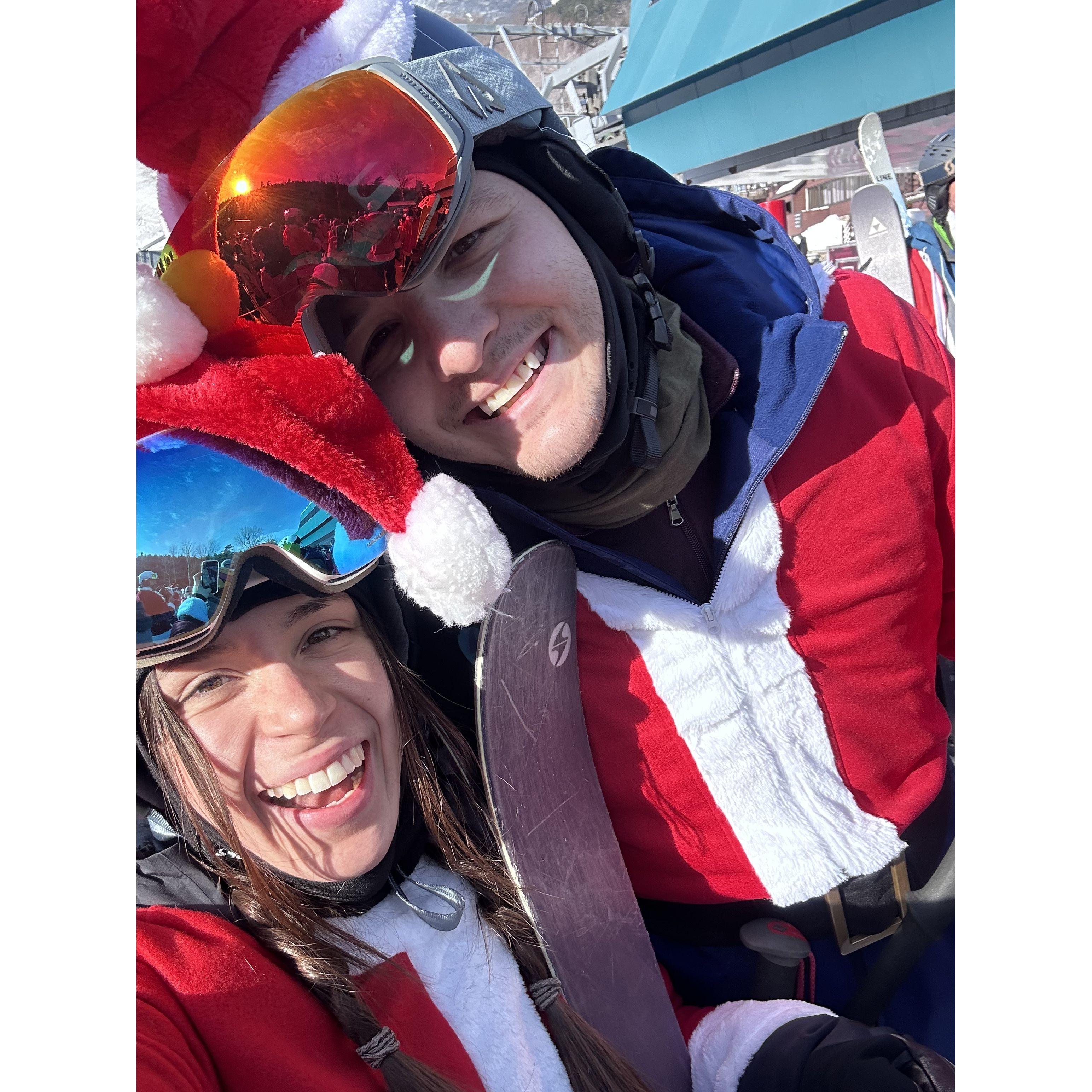 Santa day at Whiteface 2024