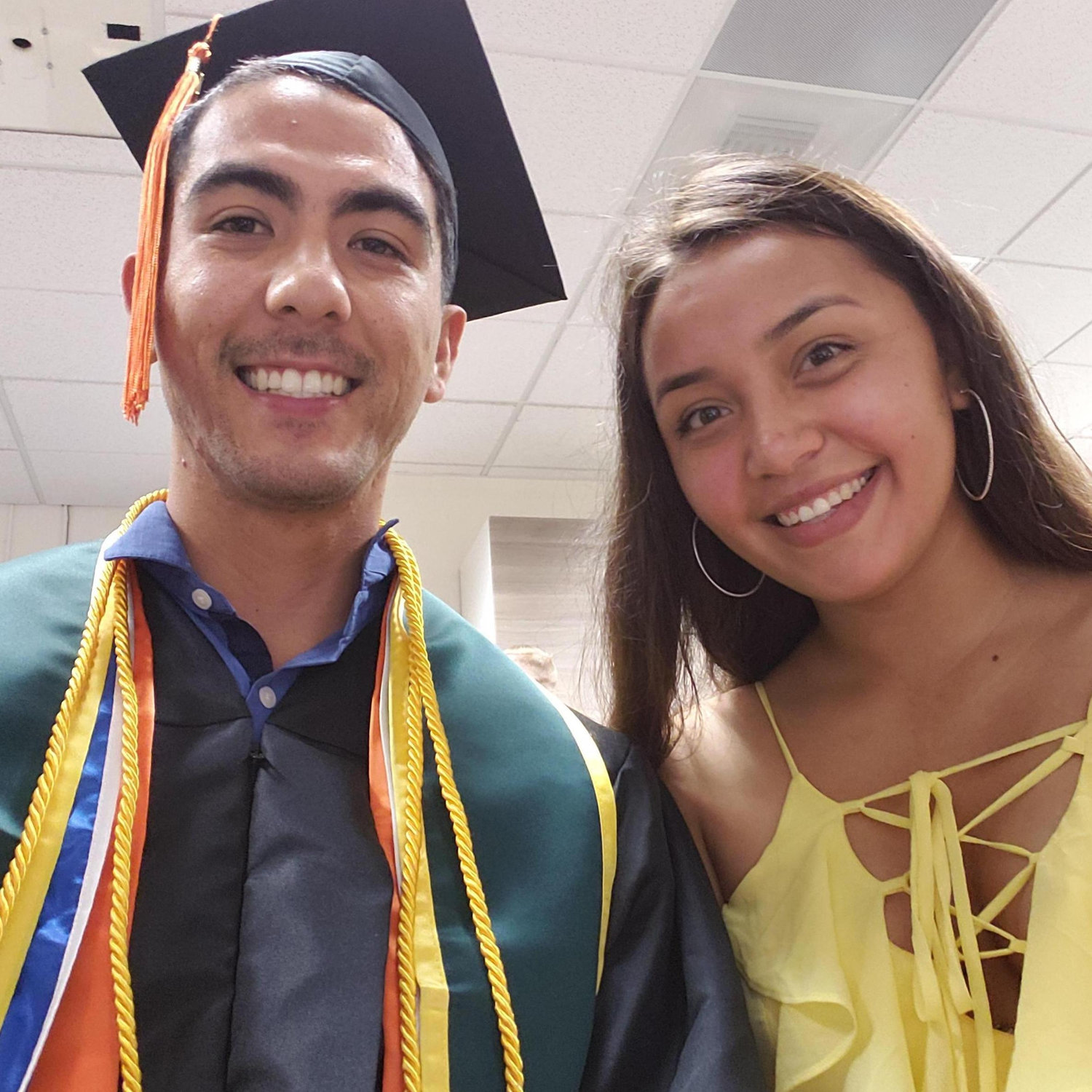 So proud of my fiancee, he was Valedictornia for his Class of 2018!