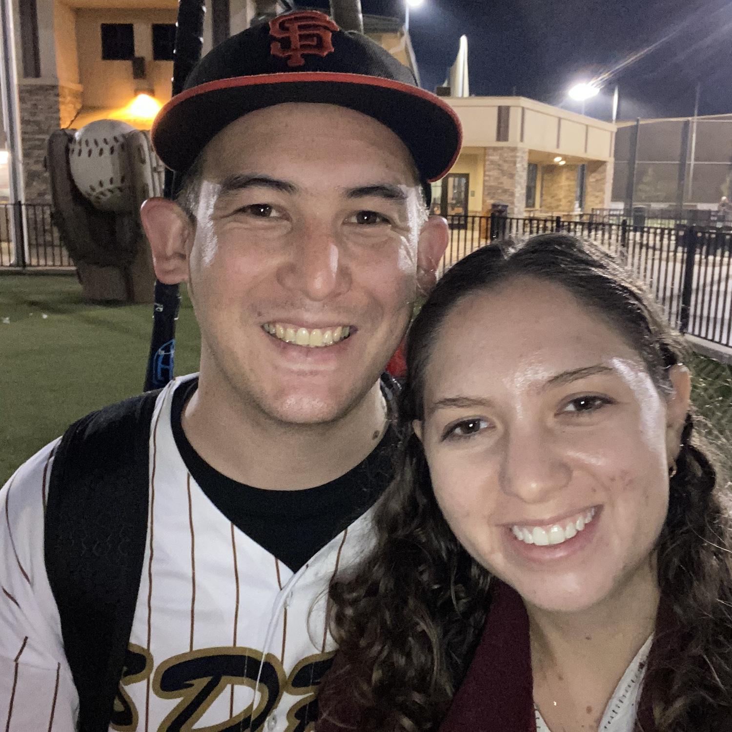 Andrew’s last rec softball game in San Diego!