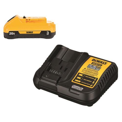 DEWALT 20-Volt Max 3 Amp-Hour Lithium Power Tool Battery Kit (Charger Included)