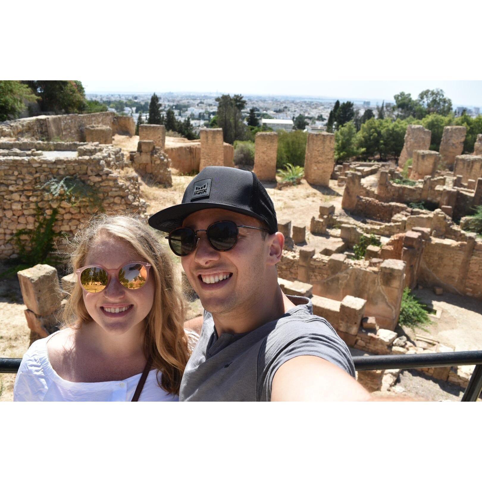 One stop on Aymen's tour of Tunis - the ancient city of Carthage, old Roman empire.
