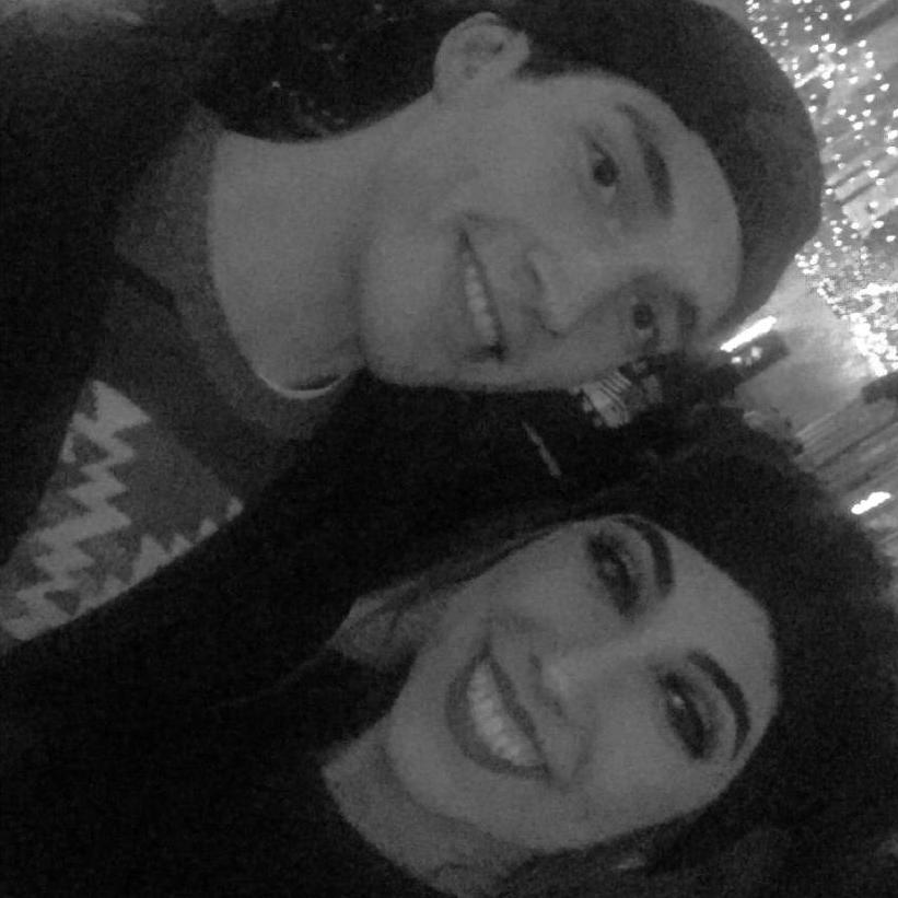 After hanging out a few times here and there, they went on their first "official" date. Any guesses what they did? Went Ice Skating and wrapped up the night with good ol' Mexican Food!