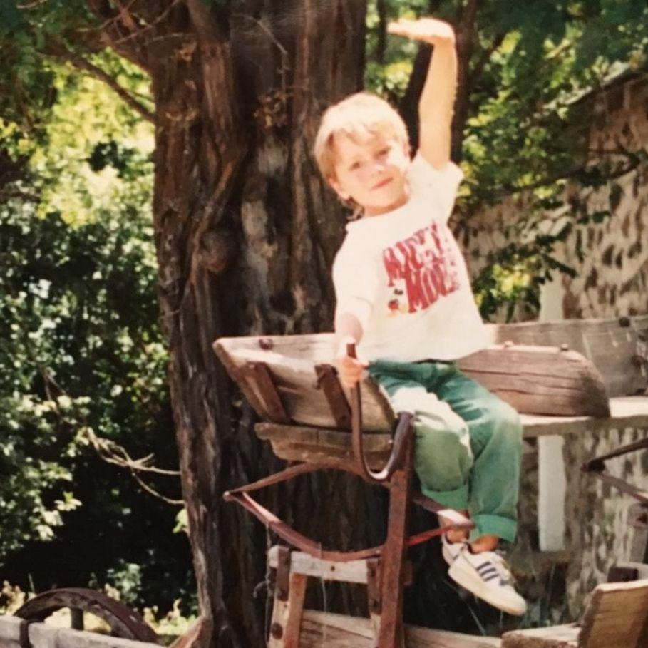 Living that farm life from day one!
