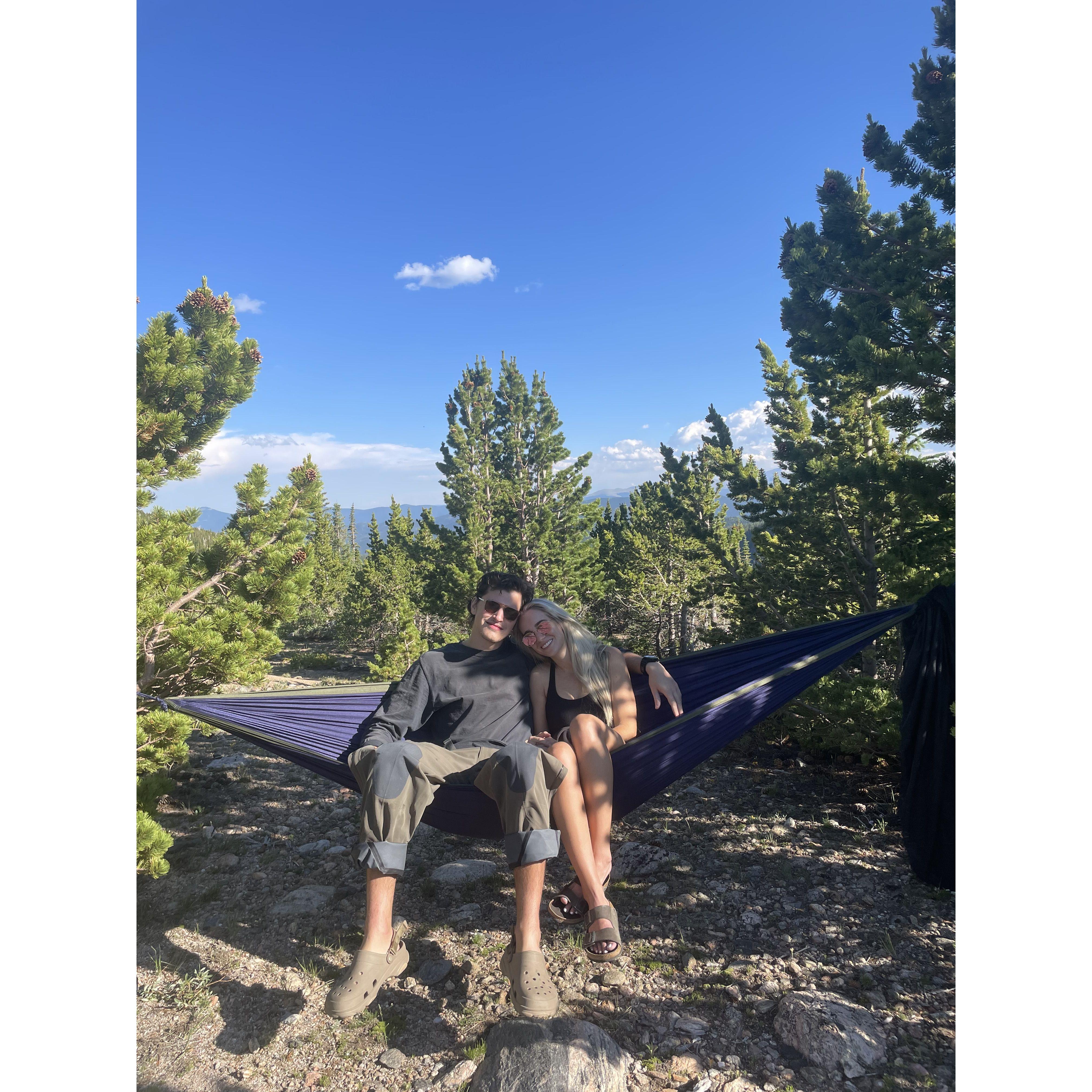 Camping with the Scheffes in Idaho Springs, July 2023