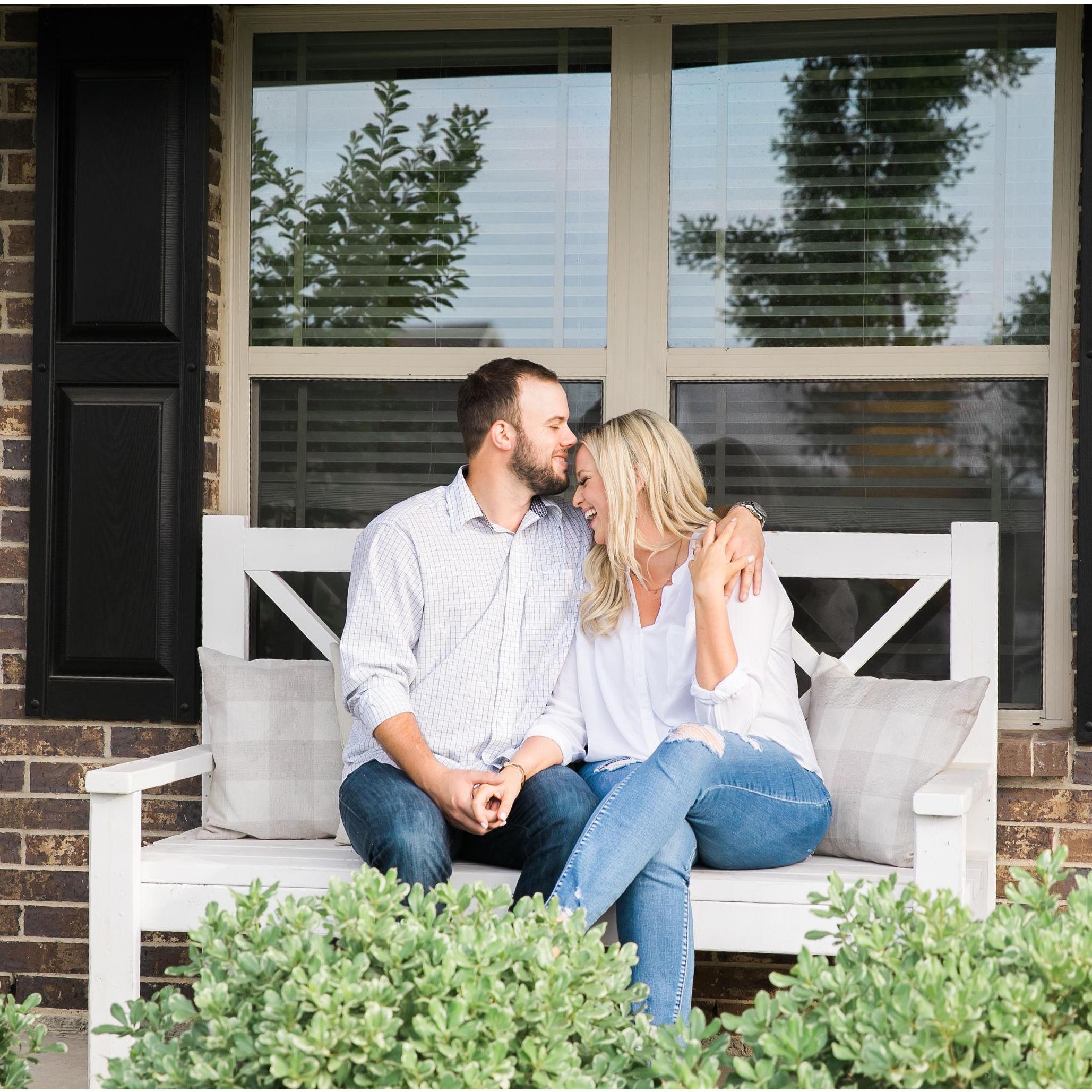 Hailee and Garrett's front porch!
