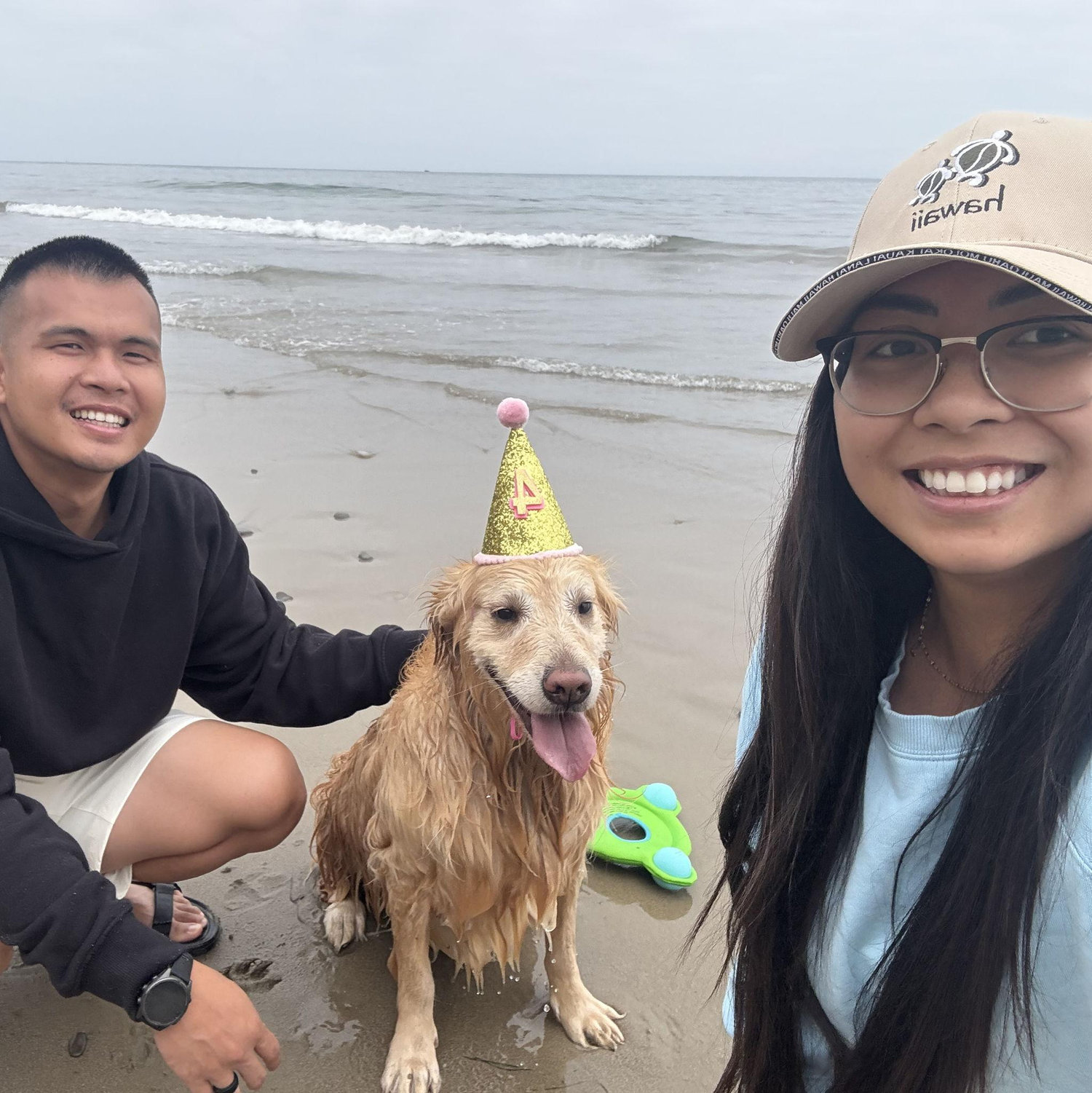 July 25' - Beach day for Luna's 4th bday